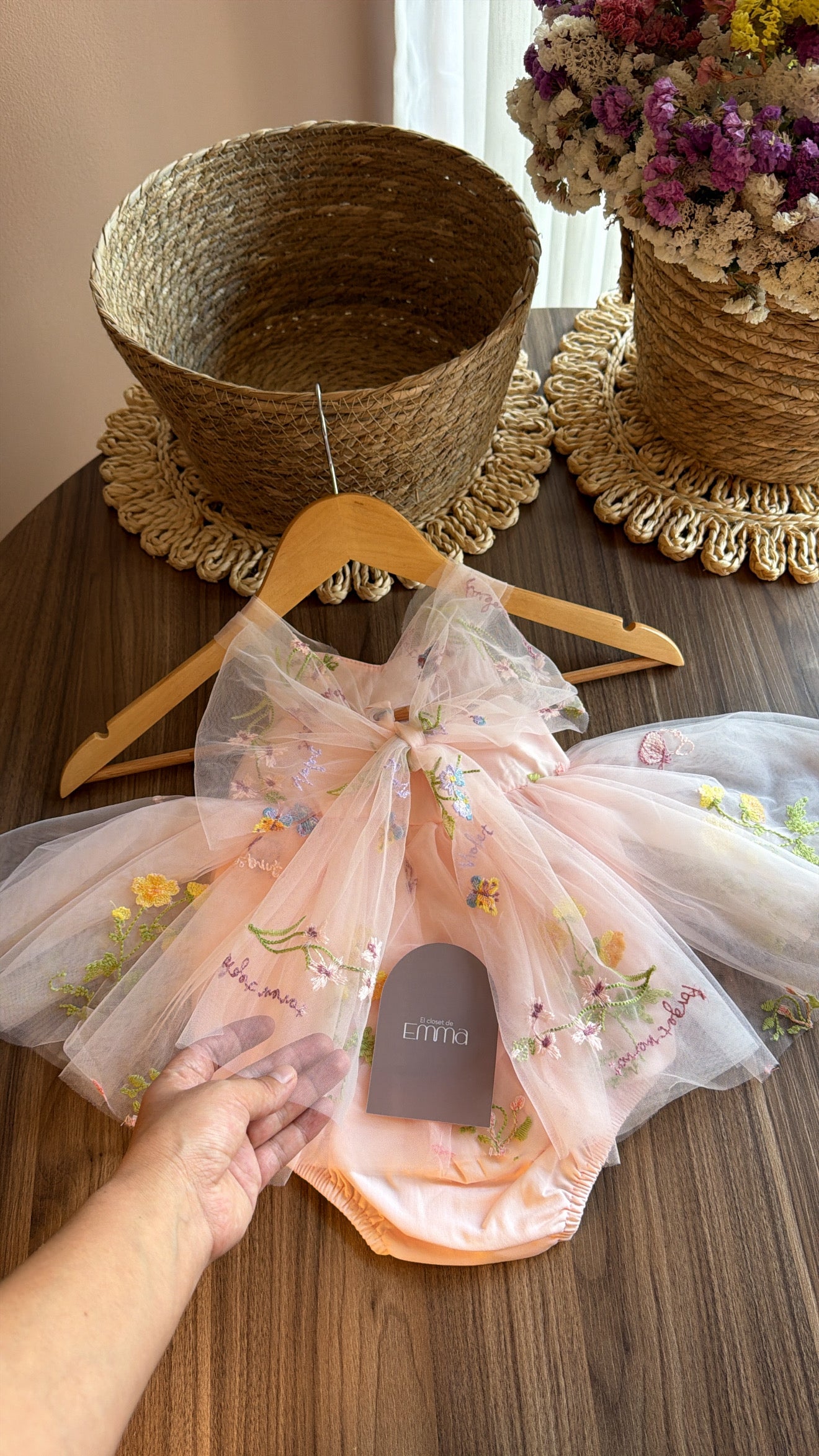 Outfit hadas Rosa para Bebé Niña