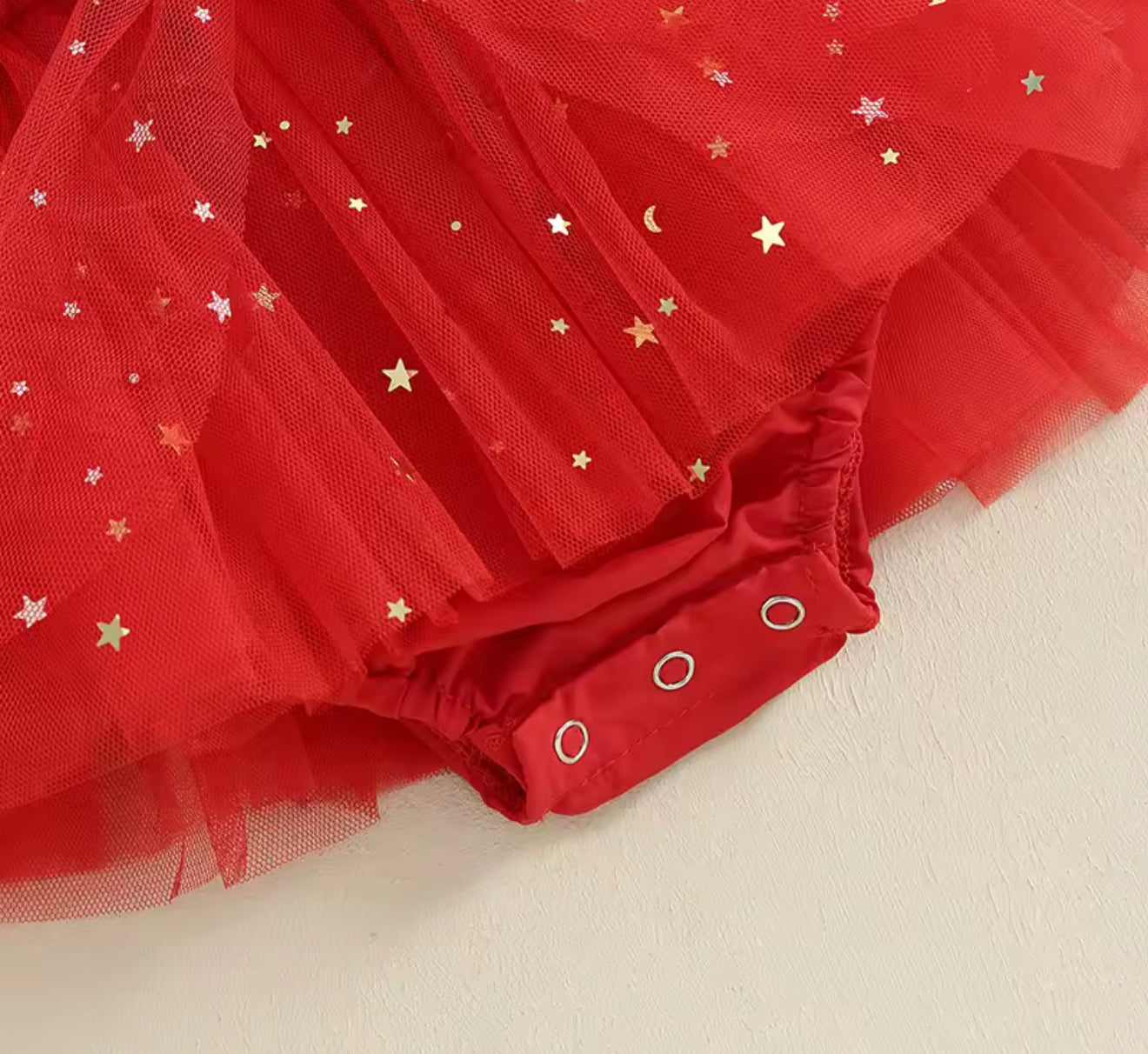 Vestido navideño estrellado