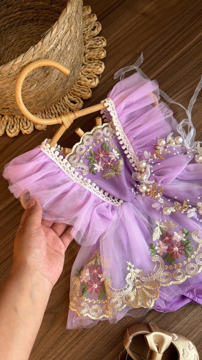 Outfit “Jardín de Lavanda” | | Ropa de bebé y niña | El Closet de Emma