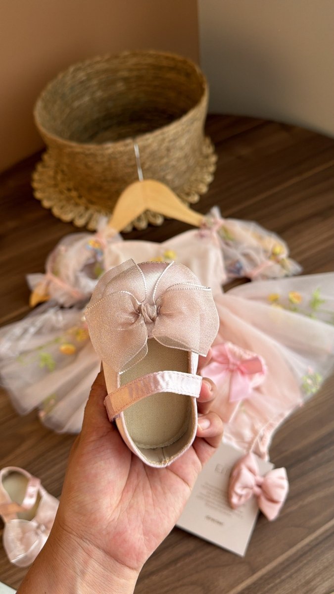 Emma Hada Rosé | Vestido de Encaje | Ropa de bebé y niña | El Closet de Emma