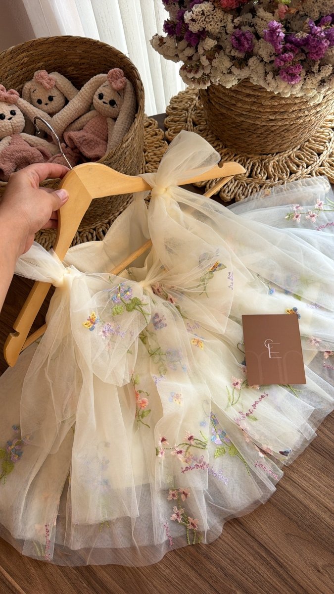 Vestido outfit Alas de Azahar | | Ropa de bebé y niña | El Closet de Emma
