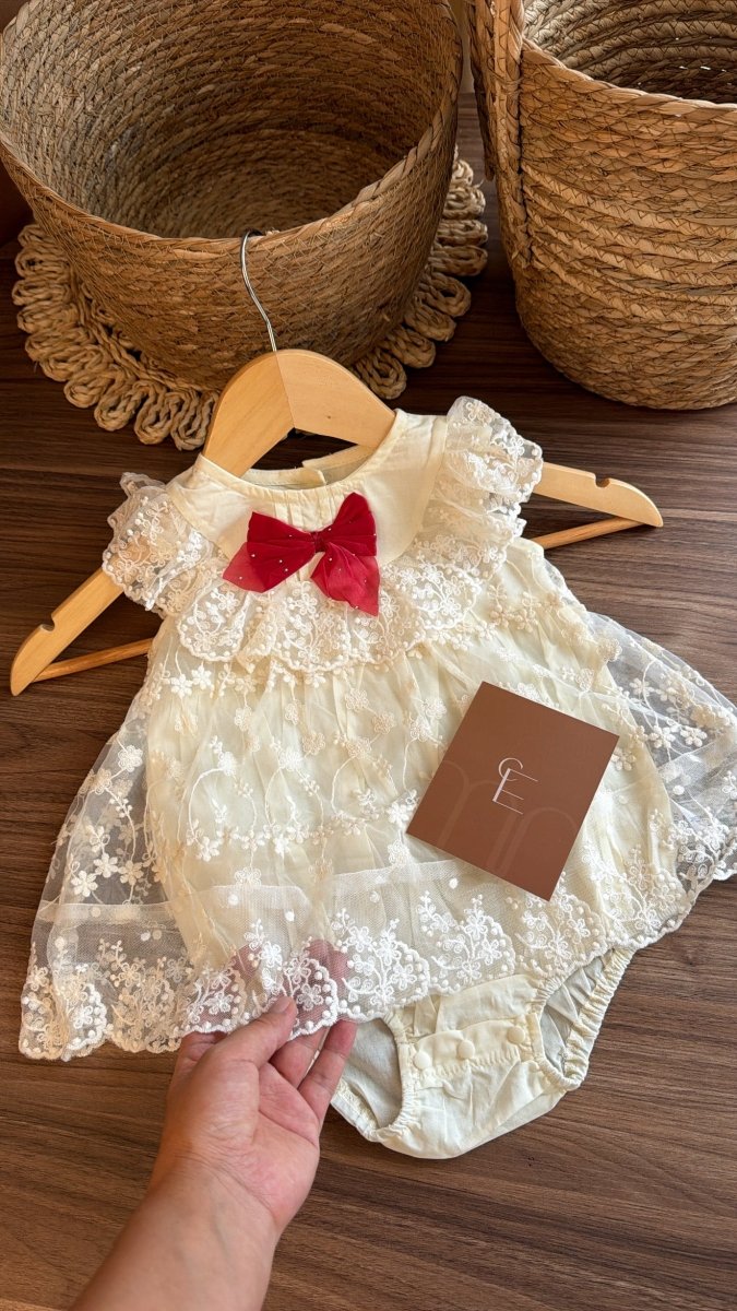 Vestido outfit Emma Petite Élégance | | Ropa de bebé y niña | El Closet de Emma