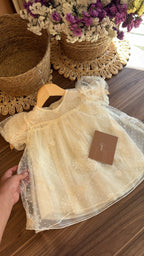 Vestido outfit bendición de amor | | Ropa de bebé y niña | El Closet de Emma