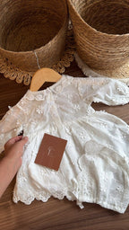 Vestido outfit Emma Luz de Ángeles | | Ropa de bebé y niña | El Closet de Emma