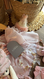 Vestido outfit Bella en Rosa | | Ropa de bebé y niña | El Closet de Emma