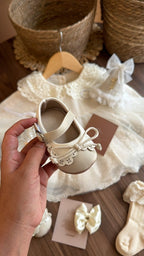 Outfit vestido de Princesa Marfil | | Ropa de bebé y niña | El Closet de Emma
