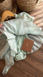Vestido Bebé Elegante Verde Menta | | Ropa de bebé y niña | El Closet de Emma