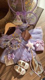 Vestido outfit sueño de hada lavanda | | Ropa de bebé y niña | El Closet de Emma