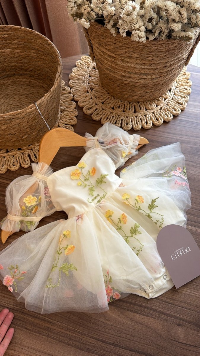 Conjunto de Hada Vintage para Bebé Niña | | Ropa de bebé y niña | El Closet de Emma