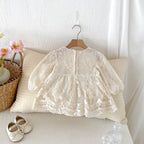 Vestido Encaje Vintage Marfil – Edición Clásica Emma | Vestido de Encaje | Ropa de bebé y niña | El Closet de Emma