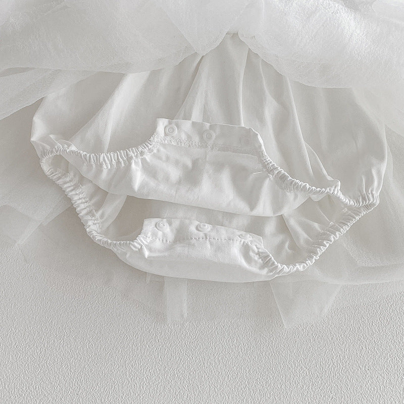 Vestido con gorro  Ivory Encaje y Tul – Elegancia Atemporal