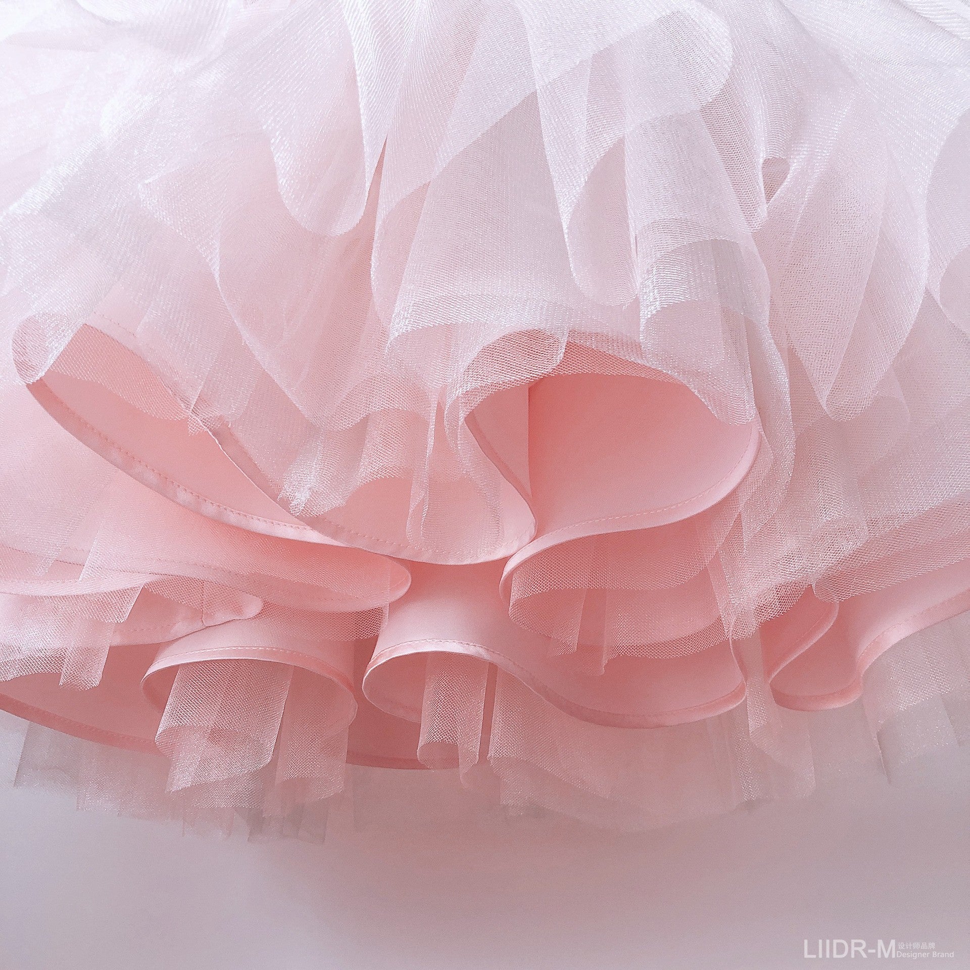 Vestido Tul Rosa para Bebé con Lazo Grande y Perlas | Cumpleaños y Fiesta