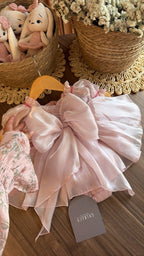 Vestido outfit Bella en Rosa | | Ropa de bebé y niña | El Closet de Emma