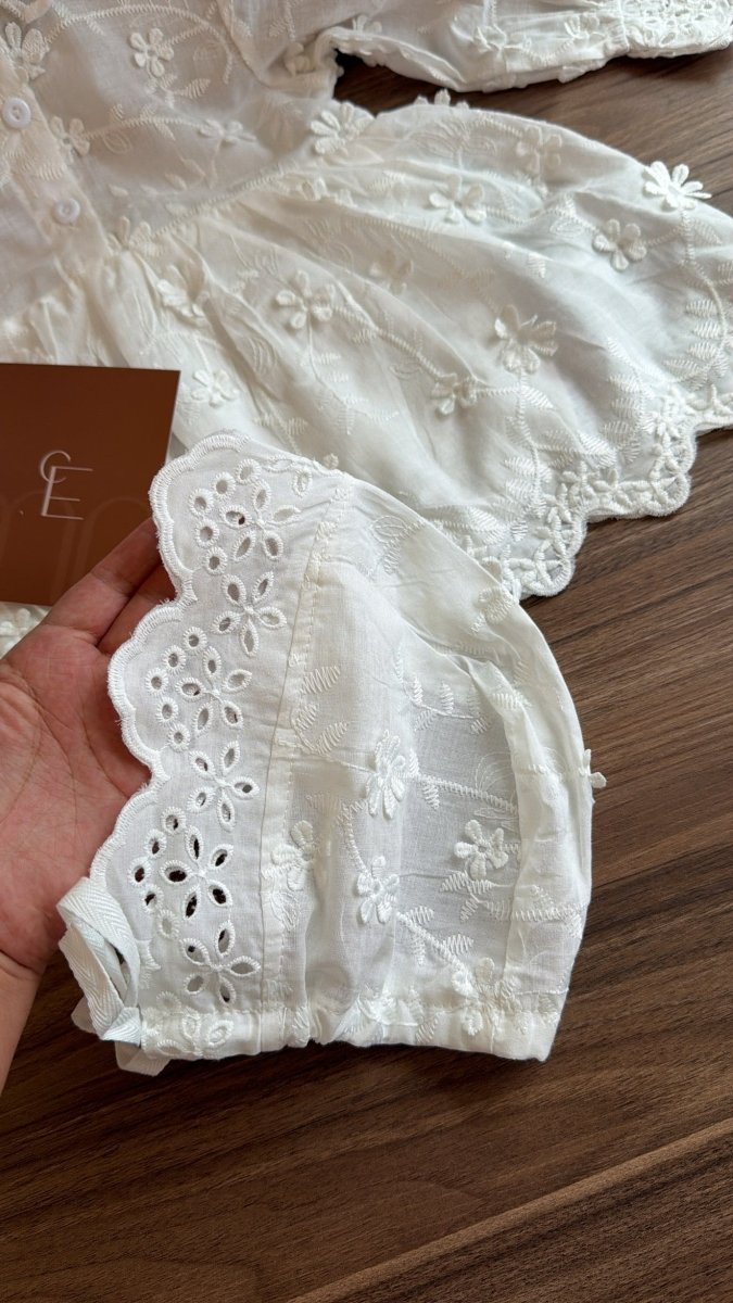 Vestido outfit Emma Luz de Ángeles | | Ropa de bebé y niña | El Closet de Emma