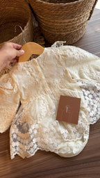 Vestido Outfit Luz de Marfil | | Ropa de bebé y niña | El Closet de Emma