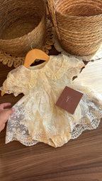 Vestido Outfit Élégance Marfil | | Ropa de bebé y niña | El Closet de Emma
