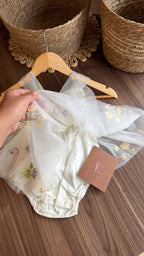 Outfit vestido floral hada de Ensueño | | Ropa de bebé y niña | El Closet de Emma