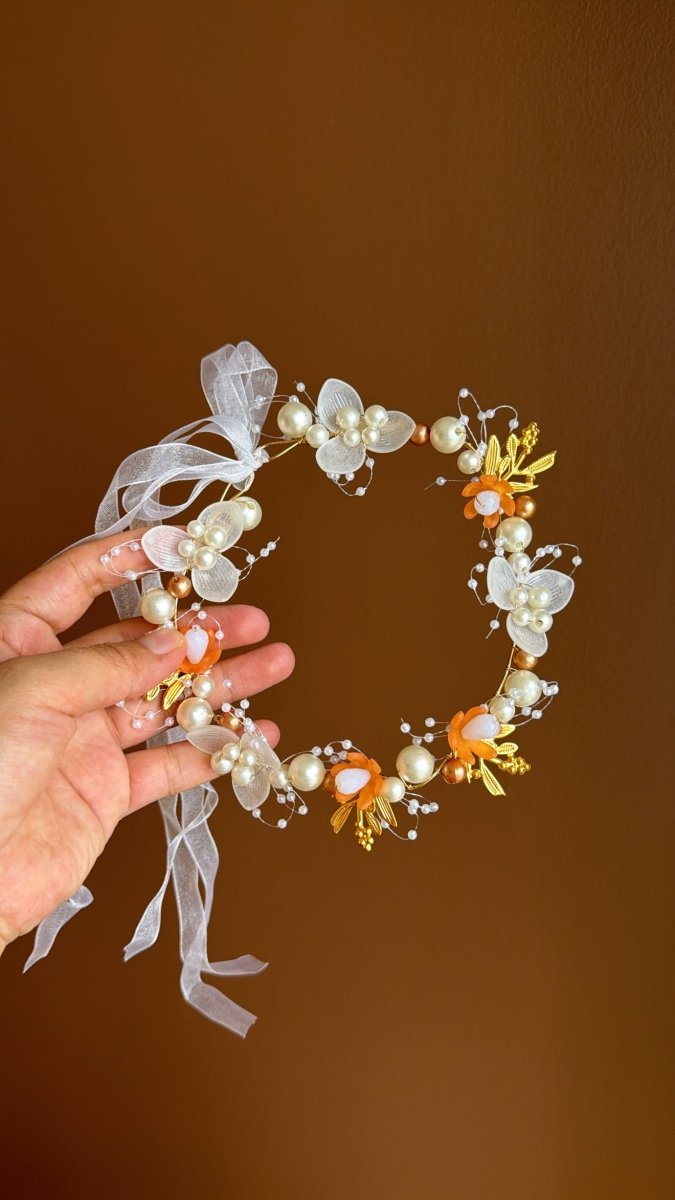 Tiara de perlas | Diademas, coronas | Ropa de bebé y niña | El Closet de Emma