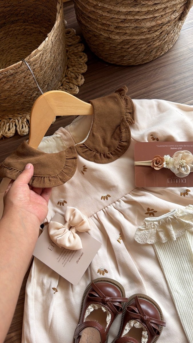 Vestido outfit susurro de otoño | | Ropa de bebé y niña | El Closet de Emma