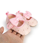 Zapatos para Bebé – Flor de Encaje Rosado