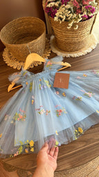 Vestido outfit cielo encantado | | Ropa de bebé y niña | El Closet de Emma