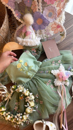 Vestido Outfit Emma Bosque Encantado | | Ropa de bebé y niña | El Closet de Emma