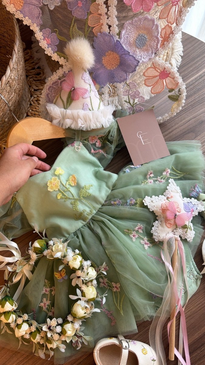 Vestido Outfit Emma Bosque Encantado | | Ropa de bebé y niña | El Closet de Emma
