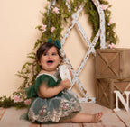 Vestido con bordados