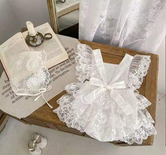 Vestido encaje ángel