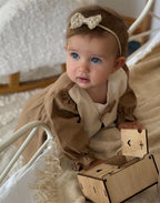 Vestido vintage caramelo