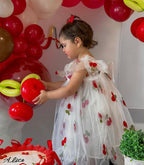 Vestido Cherry wings