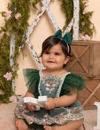 Vestido con bordados