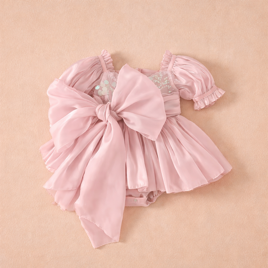 Vestido “Emma: Lazo de Ensueño Rosa”