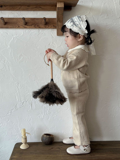 Conjunto Tejido "Encanto Clásico" - Beige