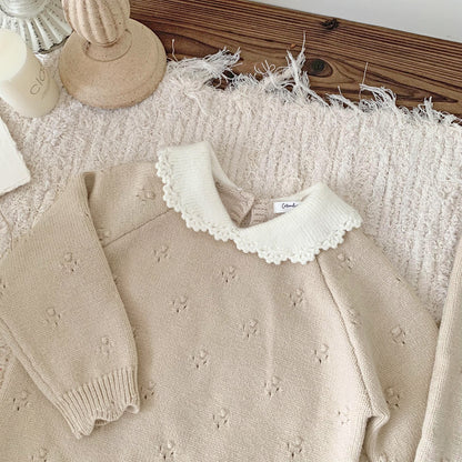 Conjunto Tejido "Encanto Clásico" - Beige