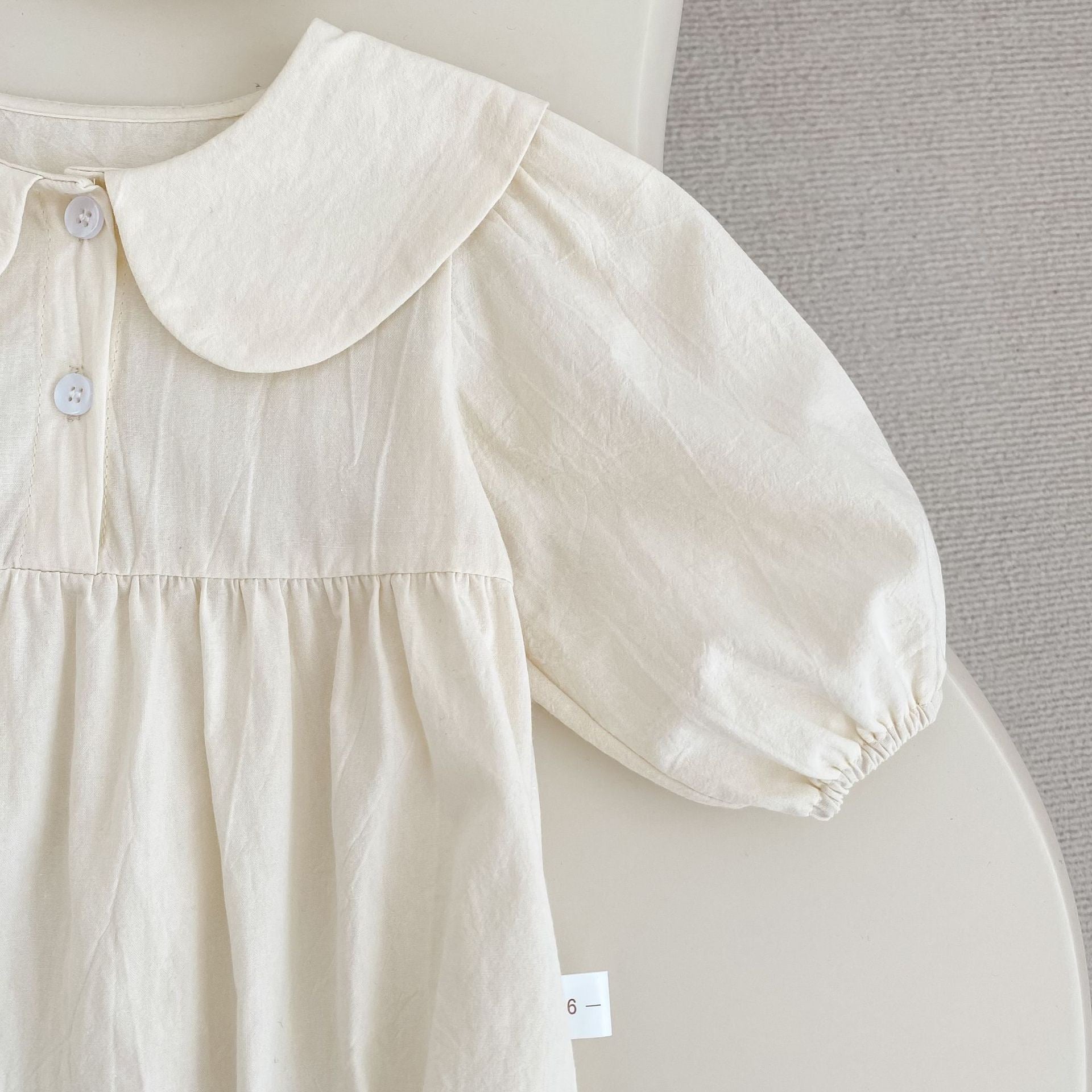 Vestido de encaje vintage celeste