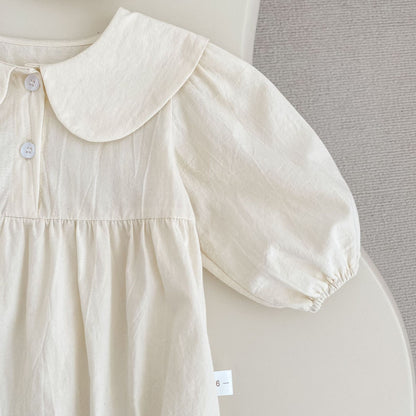 Vestido de encaje vintage celeste