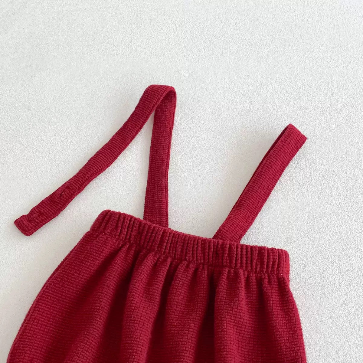 Conjunto Bebé Niña con Blusa Estampada y Body con Tirantes