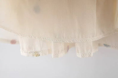 Vestido Beige con Alas de Mariposa para Bebé Niña