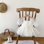 Vestido Blanco con Lazo – Modelo Bella Bow