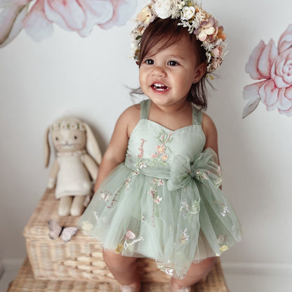 Vestidos con Lazo y Tul Bordado