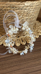 Tiara de perlas | Diademas, coronas | Ropa de bebé y niña | El Closet de Emma