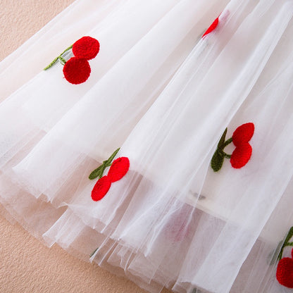 Vestido Cherry wings