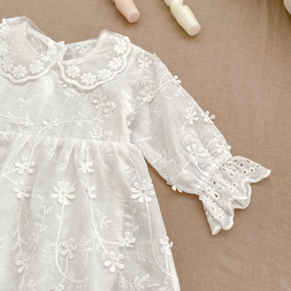 Vestido de encaje - con gorro