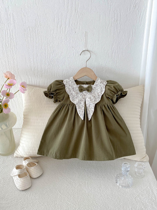 Vestido verde oliva