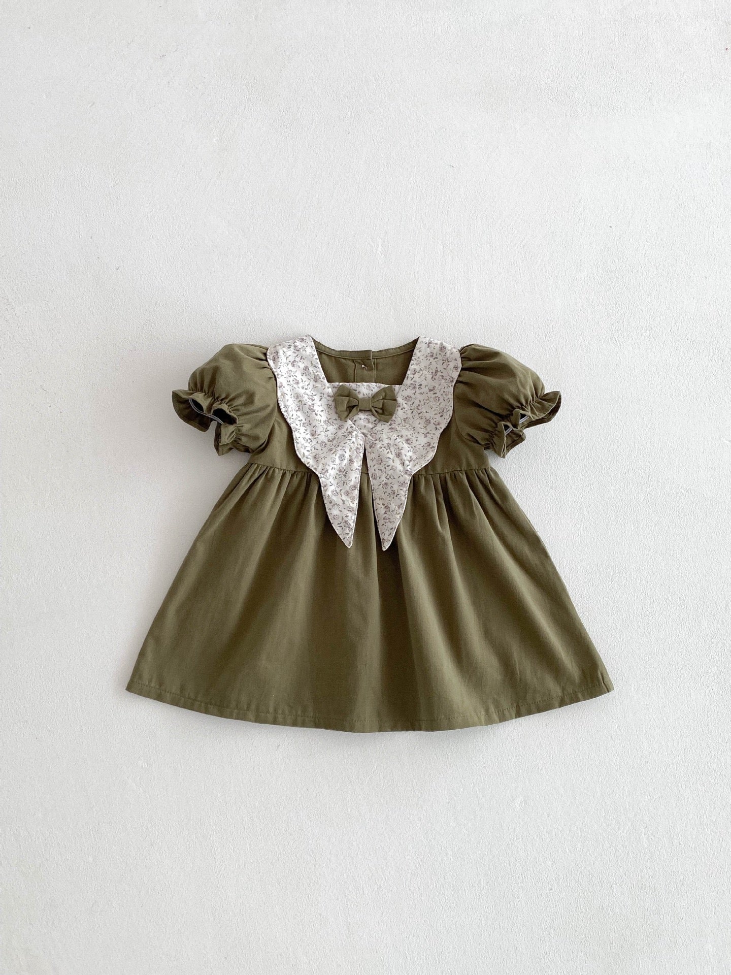 Vestido verde oliva