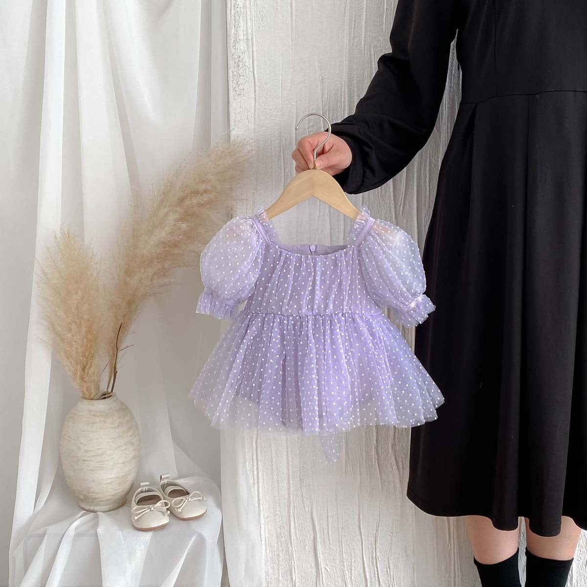 Vestido de encaje lila 💜