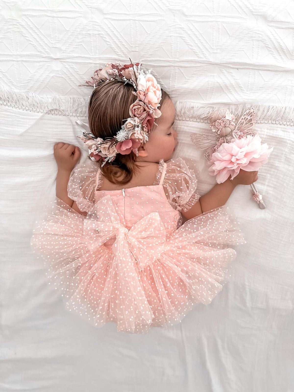 Vestido rosa de tul