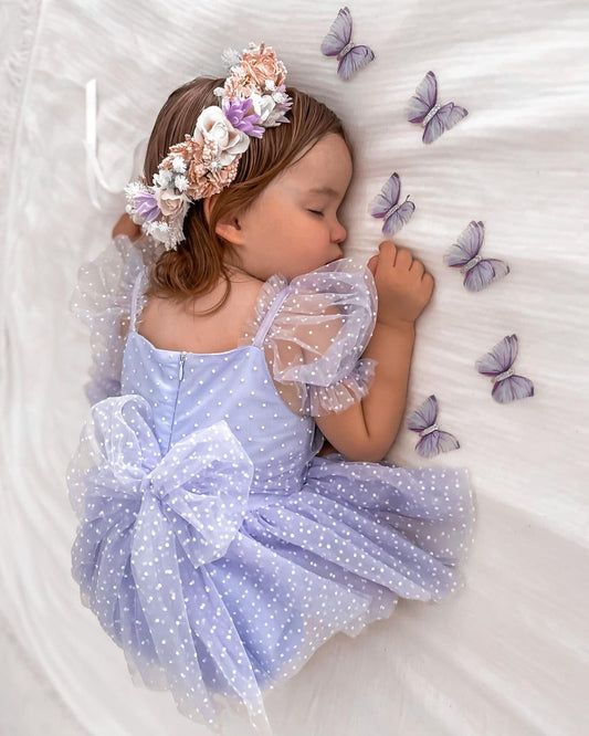 Vestido de encaje lila 💜