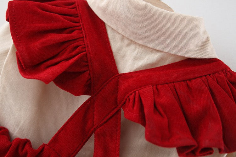 Conjunto rojo de 2 piezas